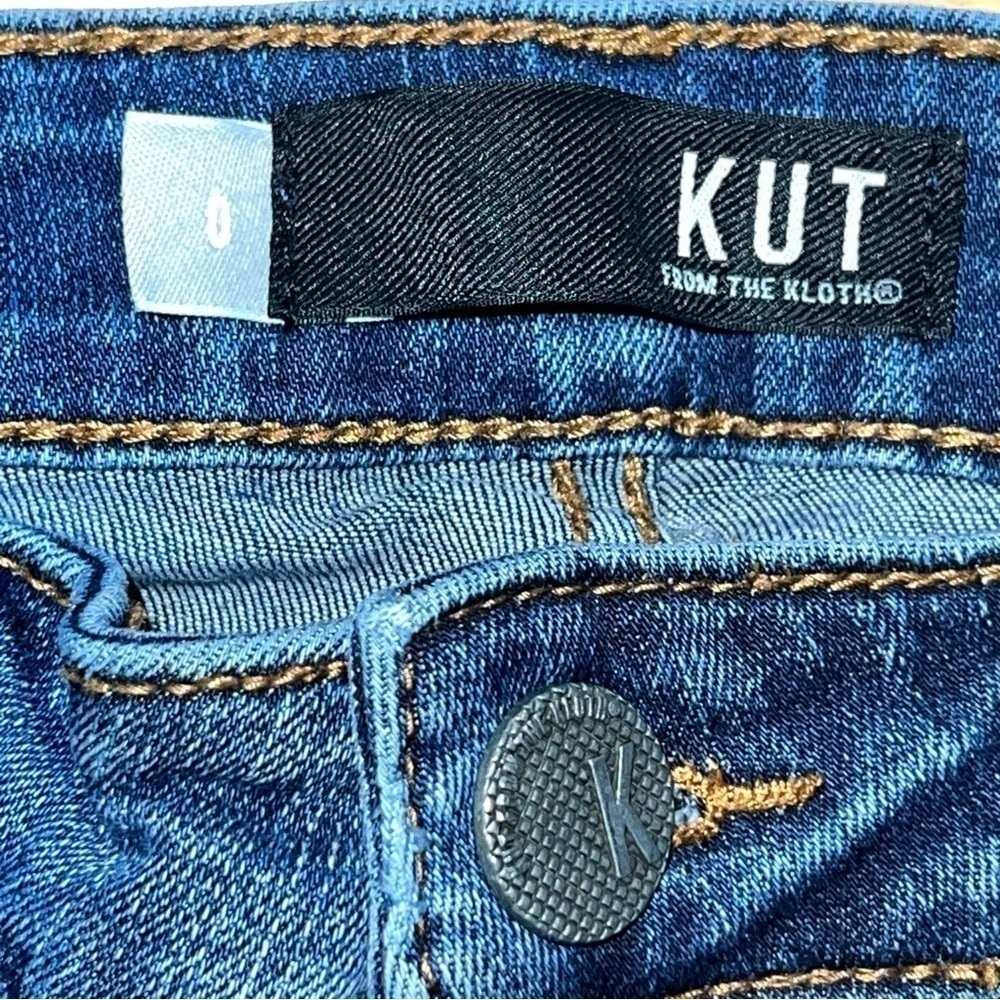 Kut from the Kloth Diana Skinny Jeans Women’s Size 0 Stylish Dark Wash - Picture 6 of 10